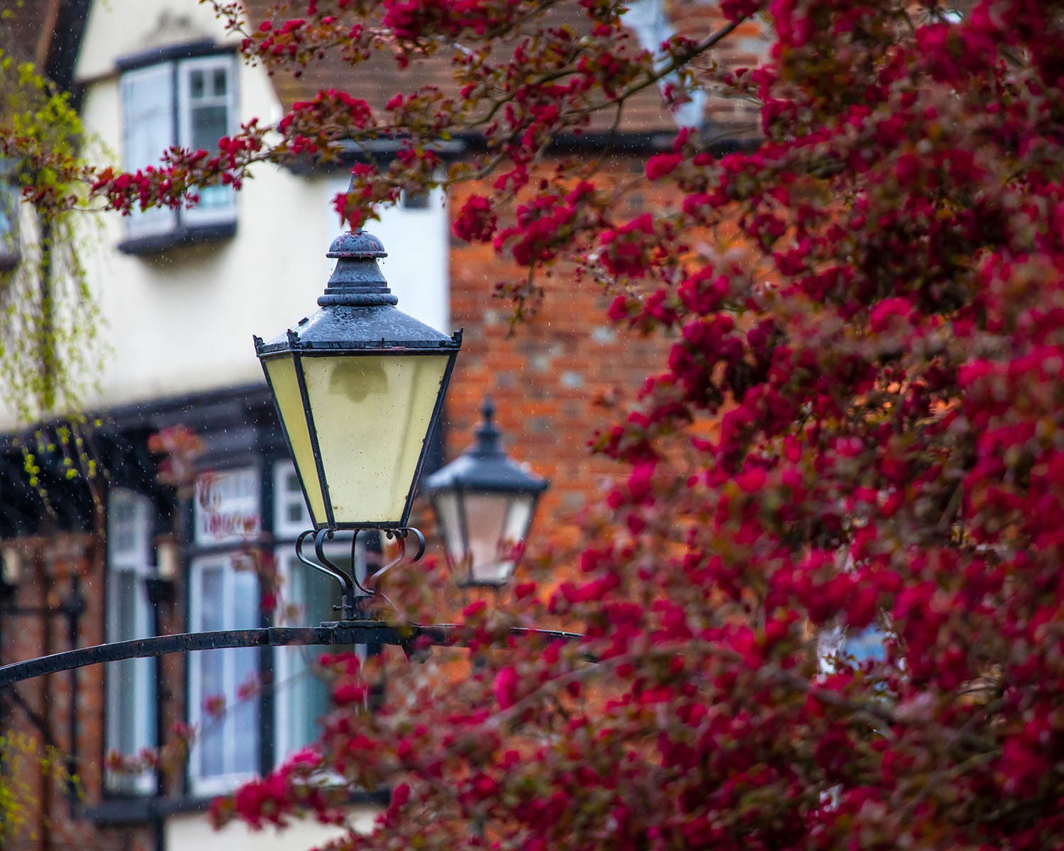 Traditional Street Lamps in Marlow, Buckinghamshire, UK home to The Burnside Partnership in Marlow, Bucks